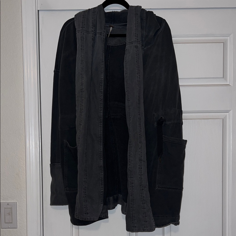 Free People Women’s Hooded Cardigan Jacket